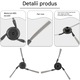 Set 2 perii laterale PAA-home pentru aspiratoare robot, compatibile Xiaomi