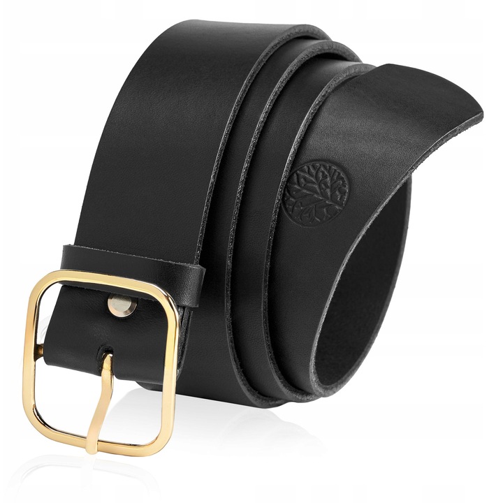 Curea dama Betlewski, piele naturala, negru