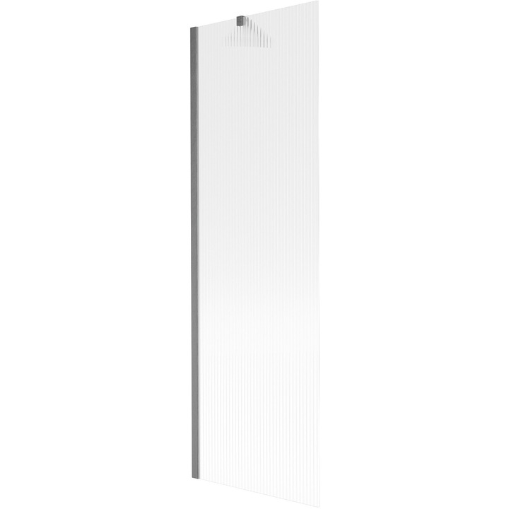 Paravan de baie Mexen Next cu 1 panou 60 x 150 cm, dungi, gri perie - 895-060-000-00-09-66