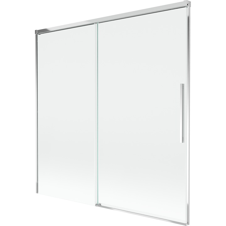 Mexen Rox zuhanyfal 2 tolópaneles 160 x 150 cm, átlátszó, króm - 8C9-160-001-01-00