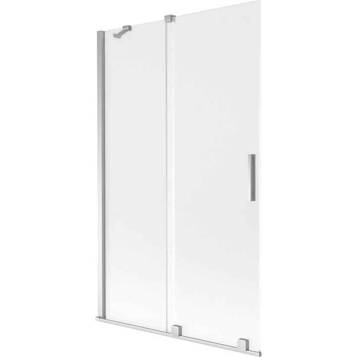 Mexen Velar paravan de dus cu 2 usi glisante 110 x 150 cm, mat, crom - 896-110-000-31-01