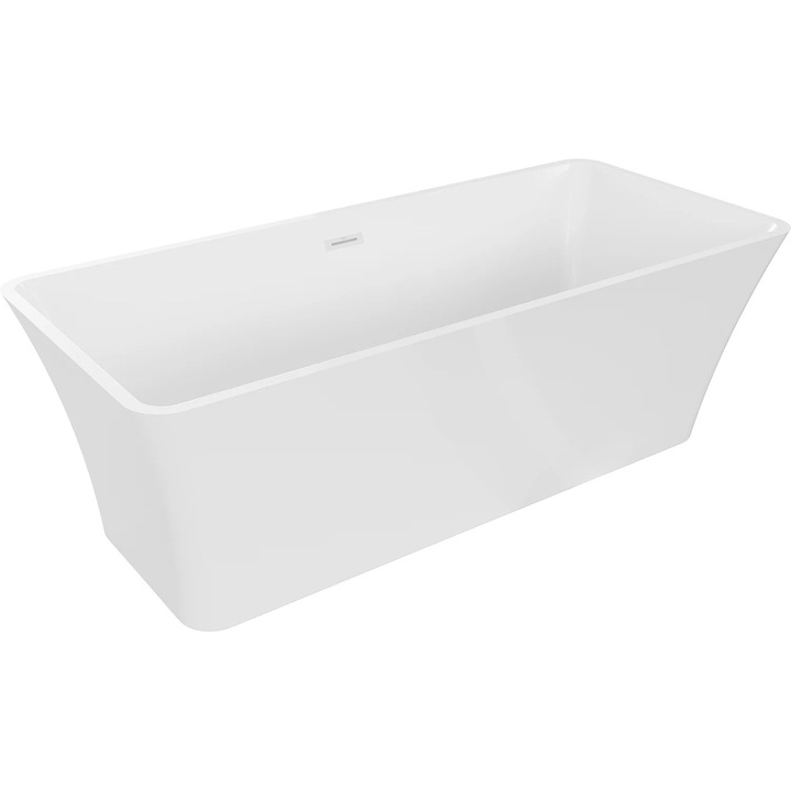 Mexen Tonia cada libera 170 x 75 cm, alb, preaplin alb - 52171707500-20