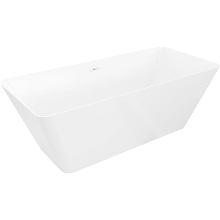 Mexen Velo Slim cada freestanding 170 x 75 cm, alba, preaplin alb - 52811707500-20