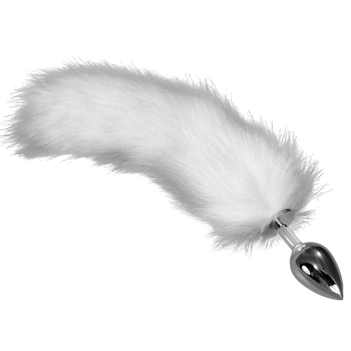 Anális anál, Lovetoy, fém, bolyhos farok, 35x9cm