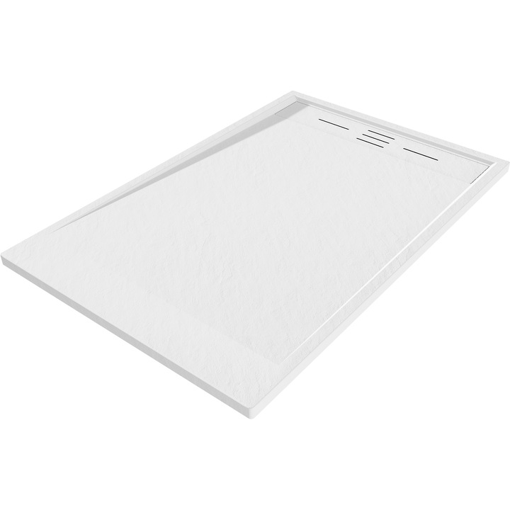 Mexen Amon cada dreptunghiulara SMC 100 x 80 cm, alb - 4F108010