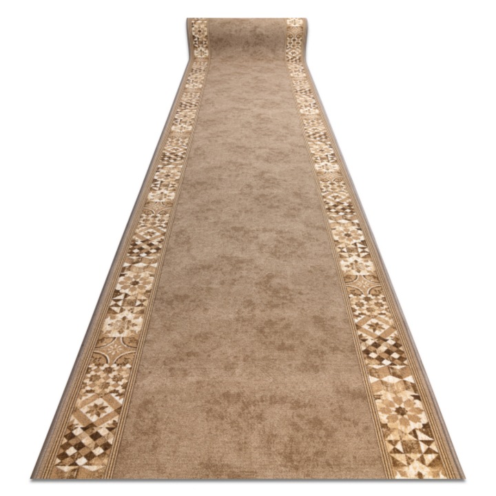 Traversa anti-alunecare murcia gresii de lisbona, DYWANY ŁUSZCZÓW cadru, anti-alunecare bej 80cm, 80x500 cm