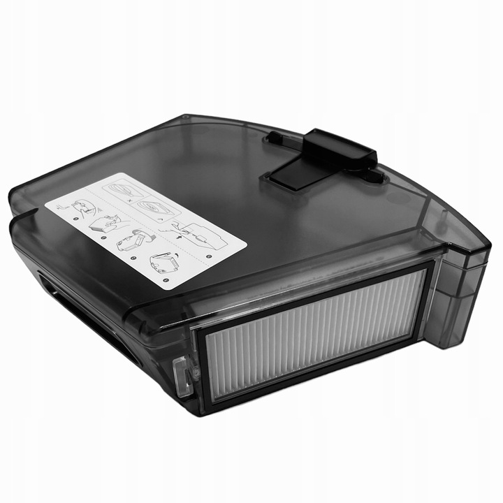 Recipient de Praff Roborock Q5 Pro, Nou, Original, Material Plastic, Negru