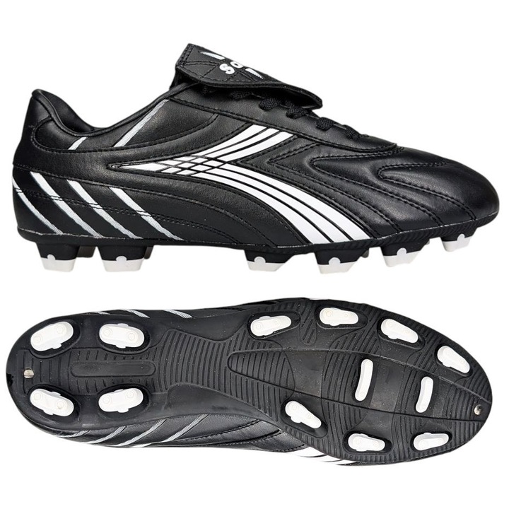 Футболни обувки Permani, черни, екологична кожа, мъжки, Черен