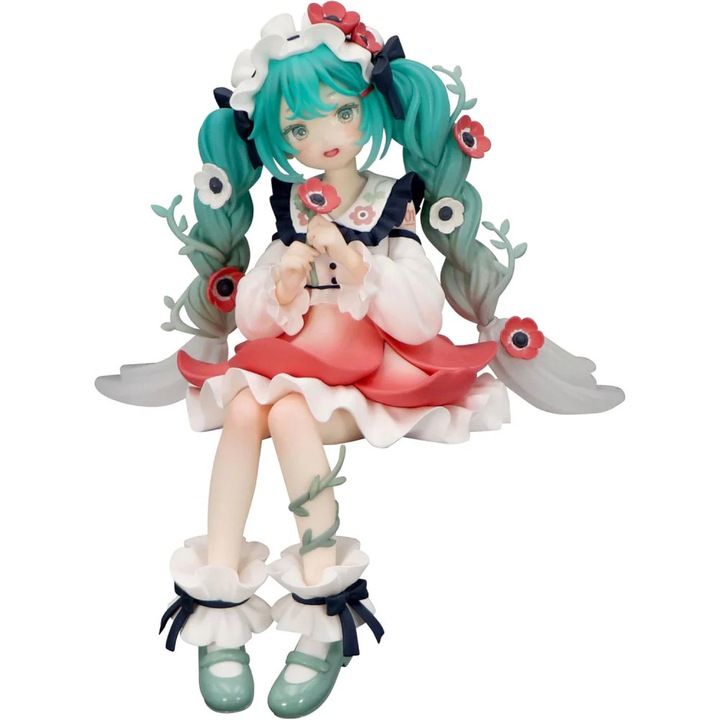 Figura Furyu, Hatsune Miku, Noodle Stopper, PVC, Hatsune Miku, Flower Fairy Anemone, 14 cm
