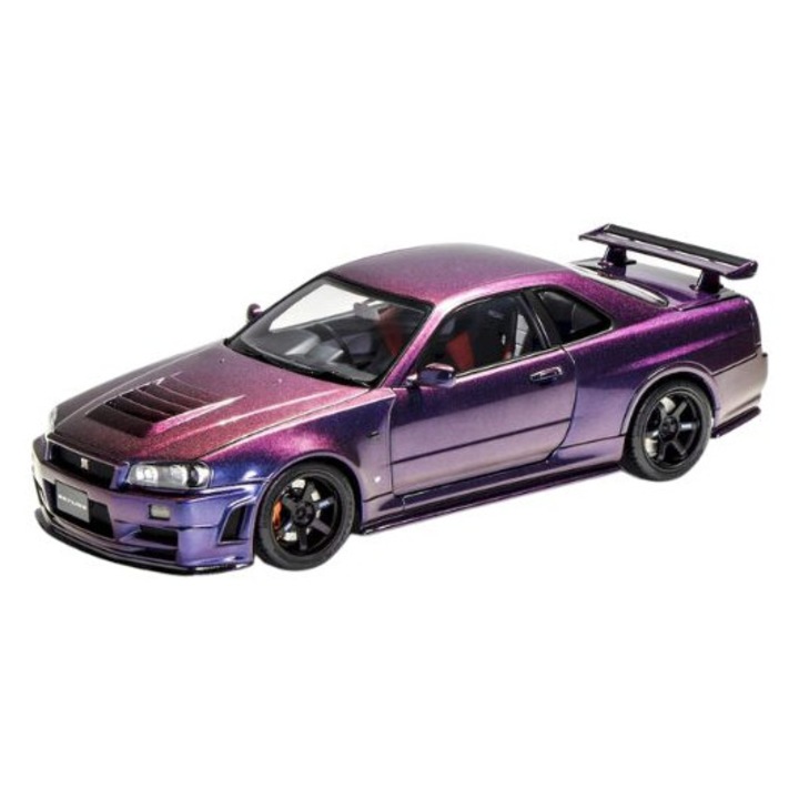 Nissan Skyline GT-R GT R (R34) Z-Tune (Midnight Purple) 1:18 MotorHelix autómodell