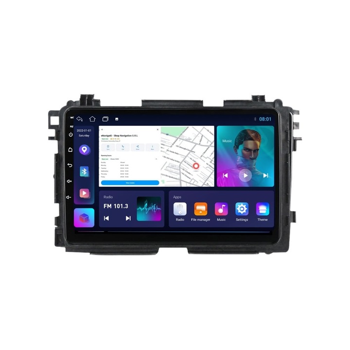 Navigatie Honda HR-V (2014-2021) cu Android, 2GB RAM, 32 GB, Ecran IPS 10" 1280 x 720, CarPlay & Android Auto, WiFi, Bluetooth, suport camera DVR