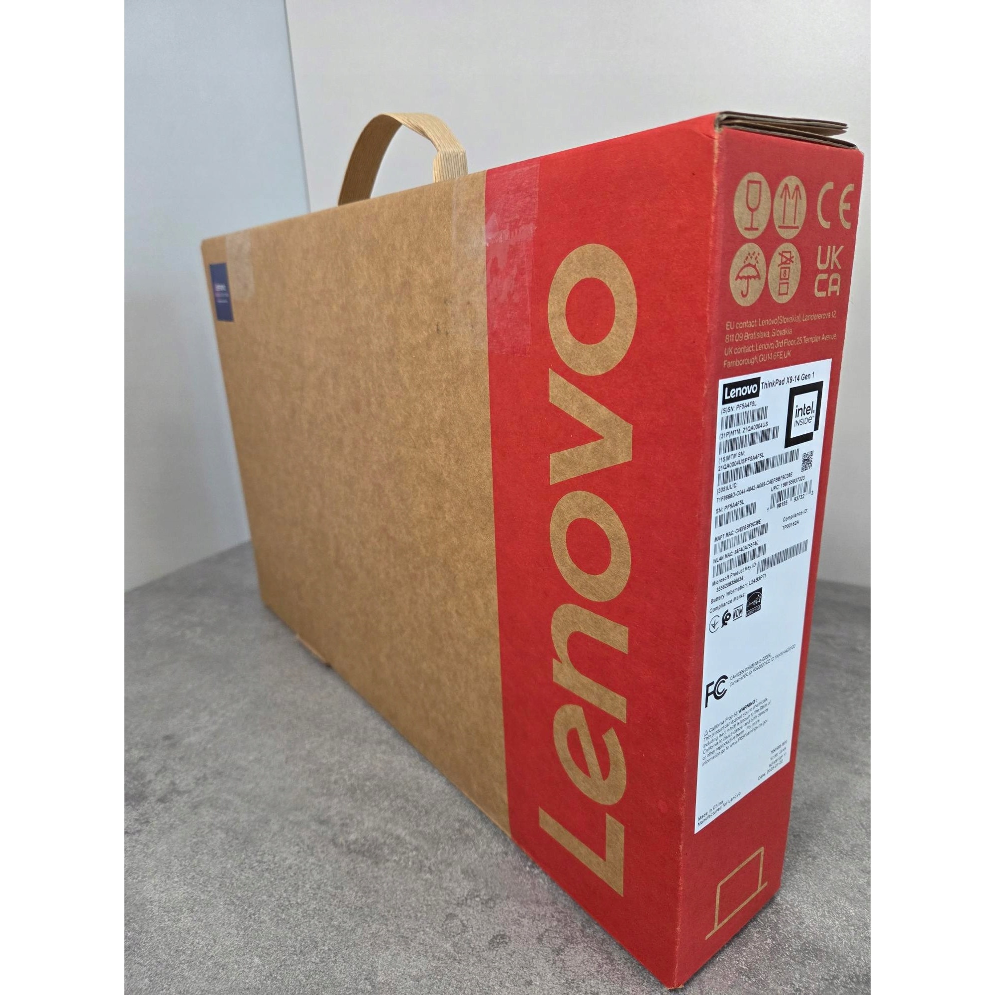 Laptop Lenovo ThinkPad X9-14 Gen 1, 14" OLED, Intel Core Ultra 7 258V, 32GB, 1TB SSD, Windows 11 Pro