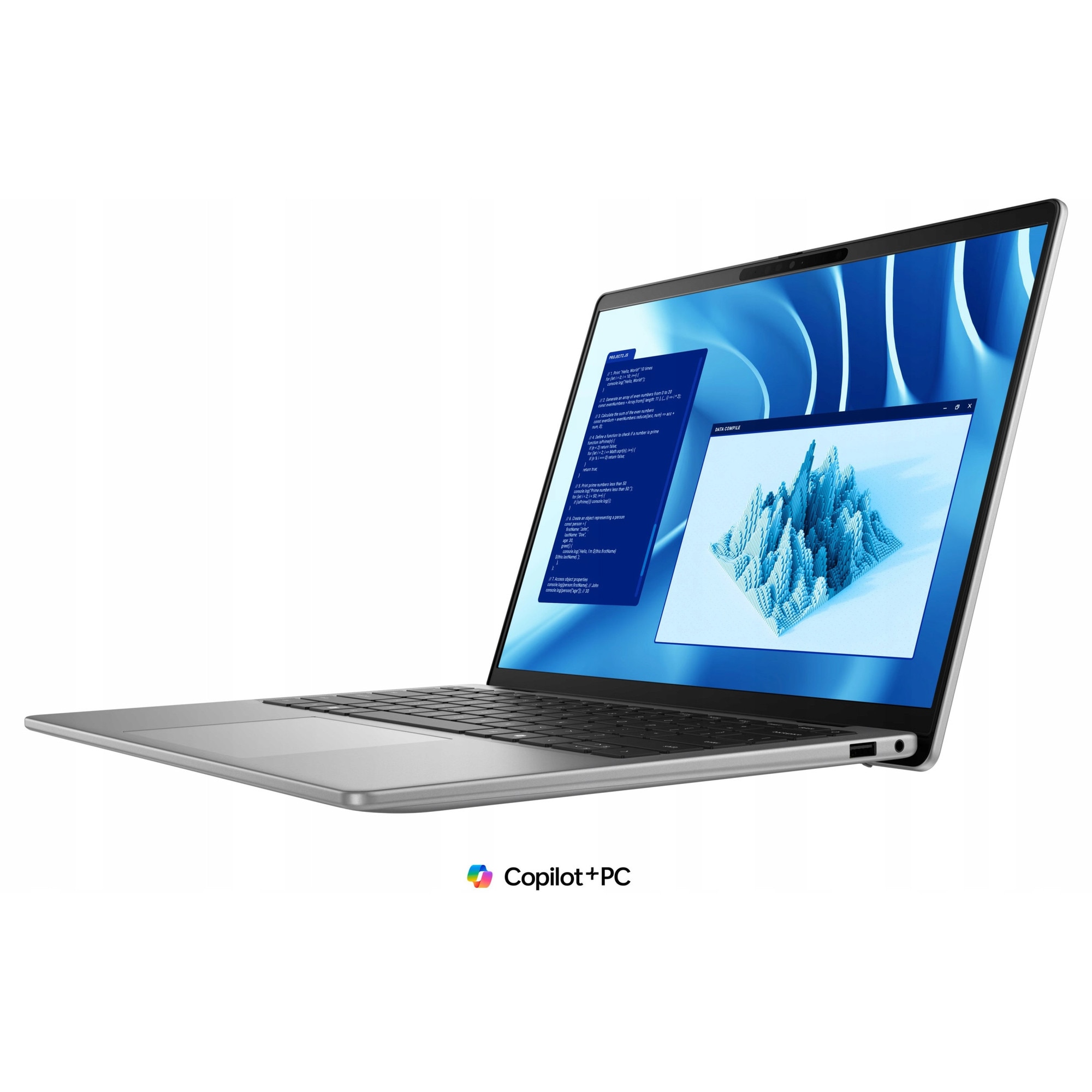 Laptop Dell Latitude 7455, Qualcomm Snapdragon X Plus, 16GB RAM, 1TB SSD, QHD+ 14", touchscreen, 1.44 kg
