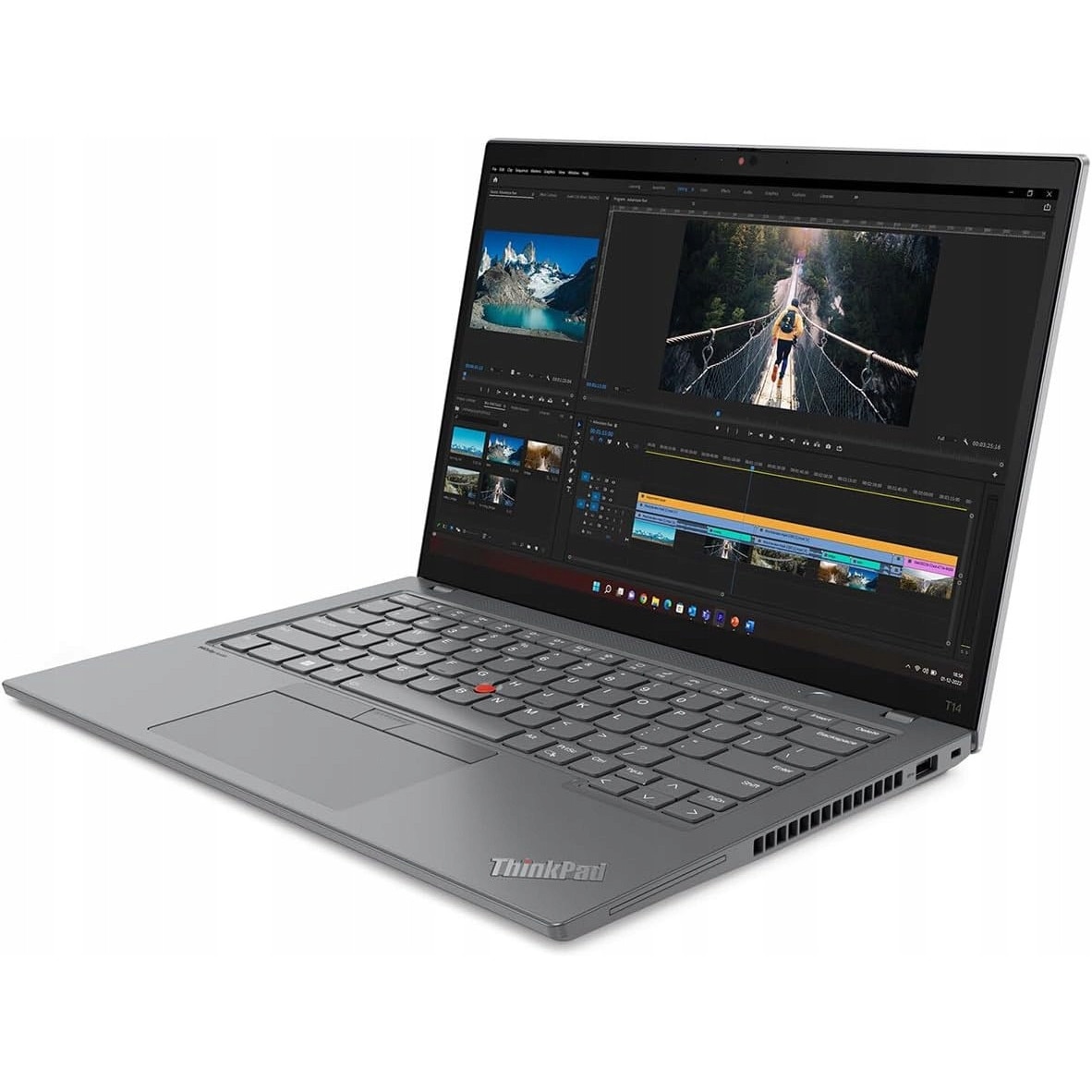 Laptop Lenovo ThinkPad T14 Gen 4, Intel Core i5-1335U, 16GB RAM, SSD 512GB, 14" IPS, touchscreen, 300 nit, Windows 11 Professional