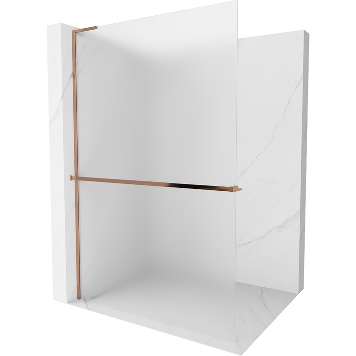 Paravan dus Mexen Kioto+ L Walk-in 120x200cm, sticla mata, 8mm