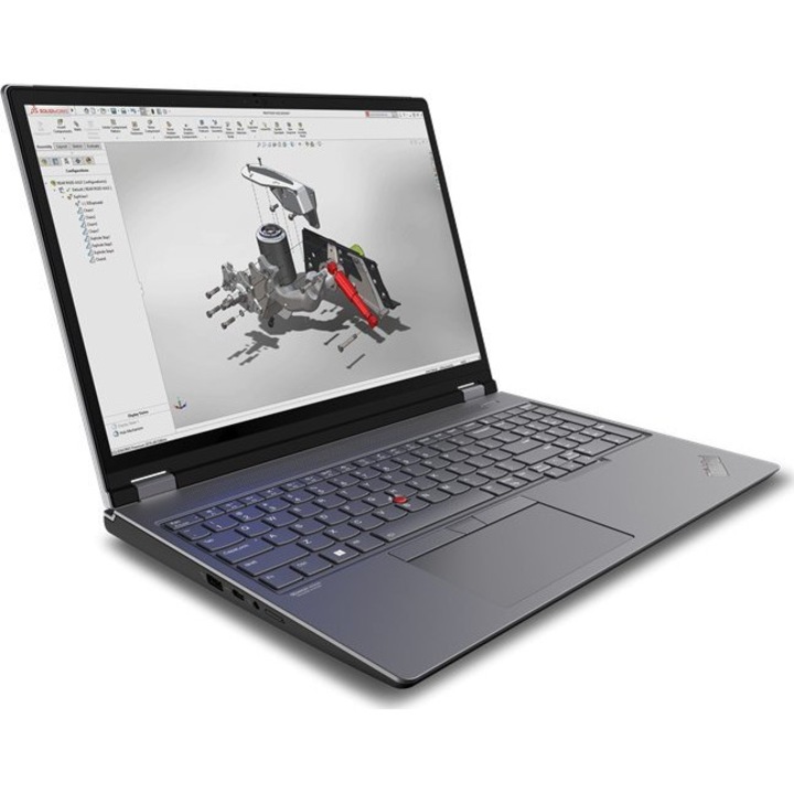 Laptop Lenovo ThinkPad P16, 16" WQXGA, Intel® Core™ i7 13850HX pana la 5.3 GHz, 32 GB RAM DDR5 5600, 1 TB SSD, NVIDIA® RTX 3500 Ada 12 GB, Windows 11 Pro, Grey 1 TB
