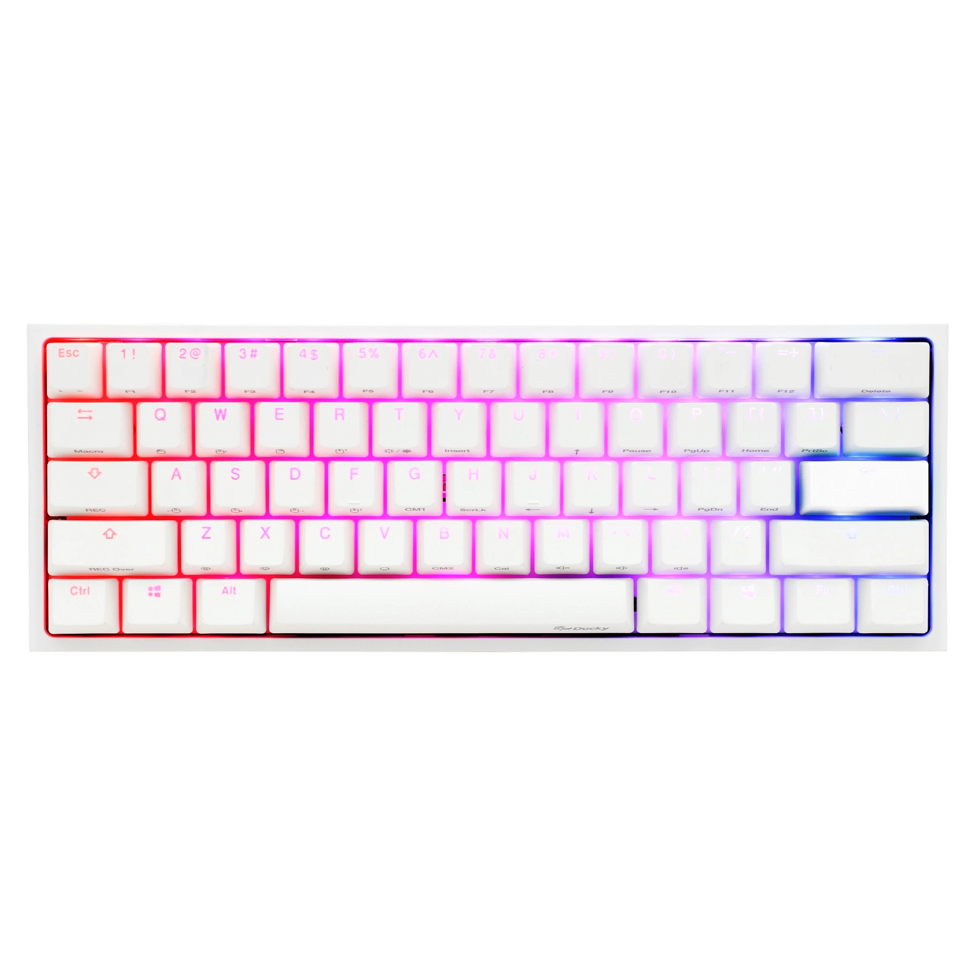 Tastatură Gaming Ducky One 2 Pro Mini White Edition RGB LED
