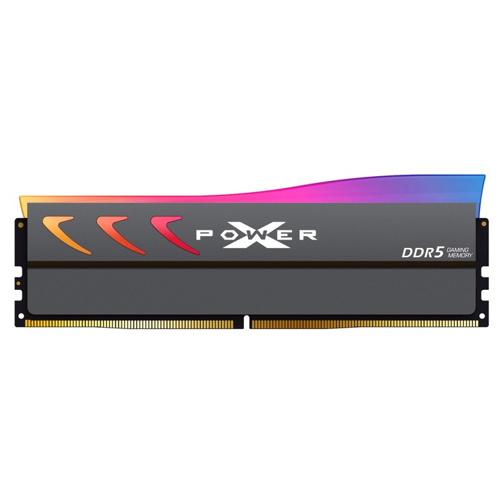 Оперативна памет Silicon Power Storm RGB 16GB DDR5 UDIMM 6000MHz CL36 SP016GXLWU60FFSK 16GXLWU60FFSK