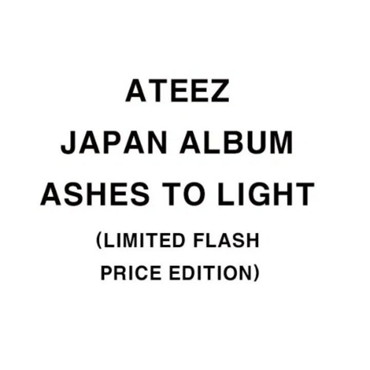 CD Ateez: Ashes To Light (Limited Flash Price Edition), K-pop, Import