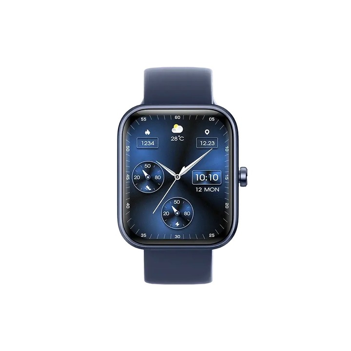 Smart часовник ttec, Tempus, 47 mm, Rectangular Case, Smartwatch, 2S09W, Atlantic Blue