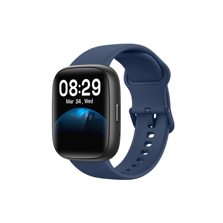 Smart часовник ttec, Tempus, 47 mm, Rectangular Case, Smartwatch, 2S10W, Atlantic Blue