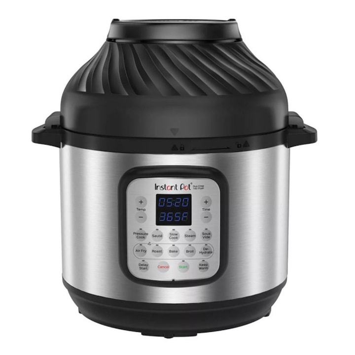 Multicooker, 5,7 l, 11 functii, set complet, negru