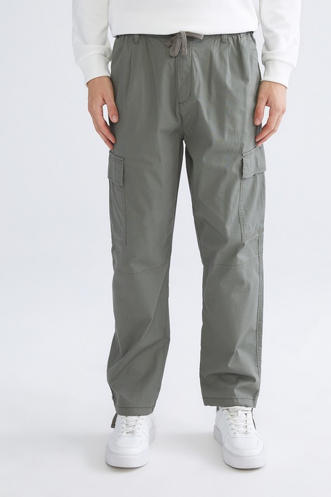 LC WAIKIKI, Pantaloni cargo cu snur de ajustare, Kaki