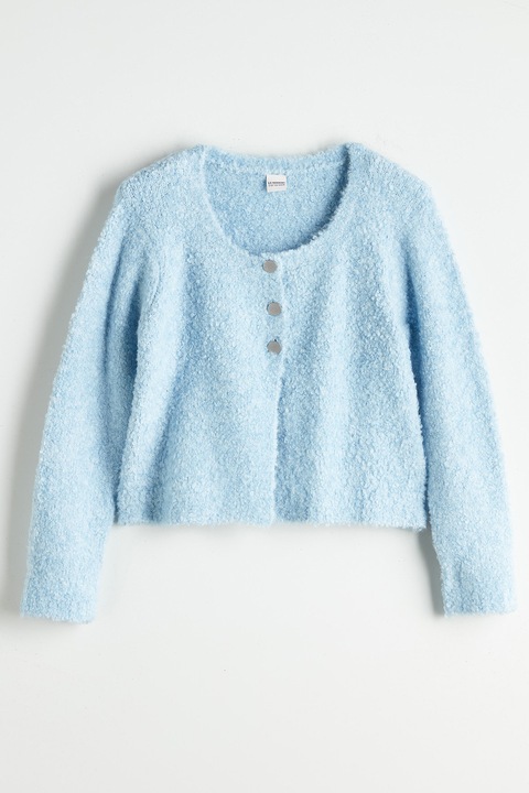 LC WAIKIKI, Cardigan cu nasturi, Albastru