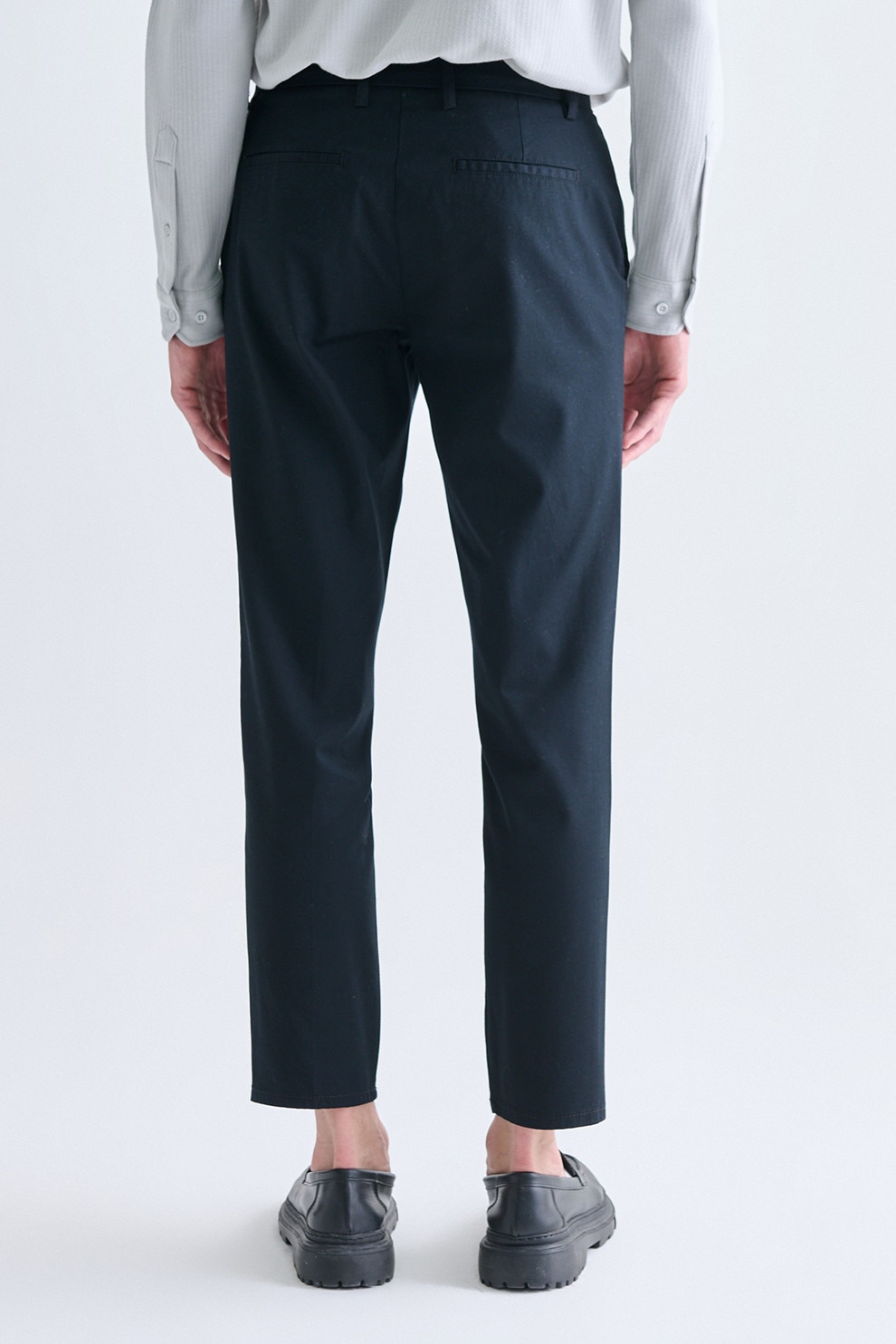 LC WAIKIKI, Pantaloni chino crop, Albastru ultramarin, 32 - eMAG.ro