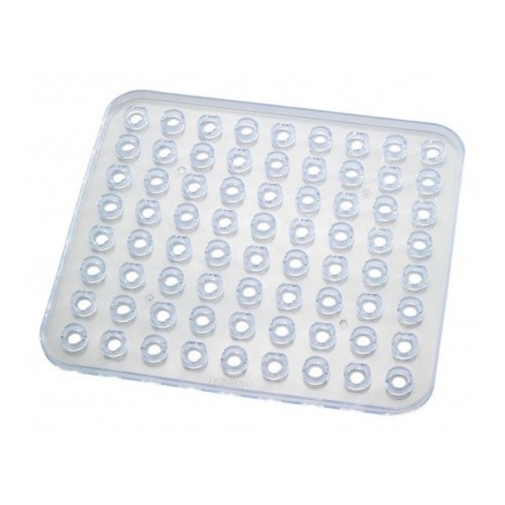 Protectie pentru chiuveta transparenta din plastic 28x31 cm Crystal Wenko