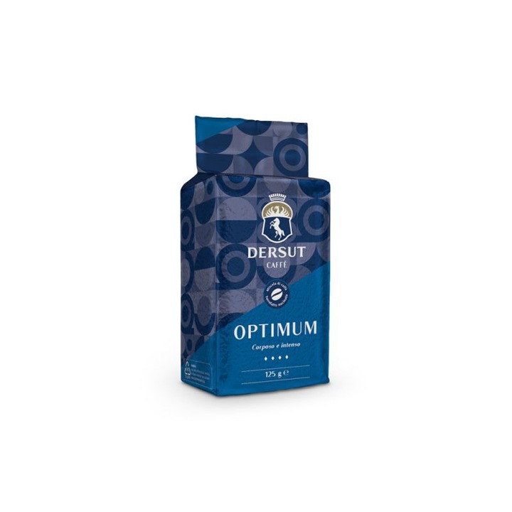 Cafea macinata Dersut Optimum, espresso, 125g