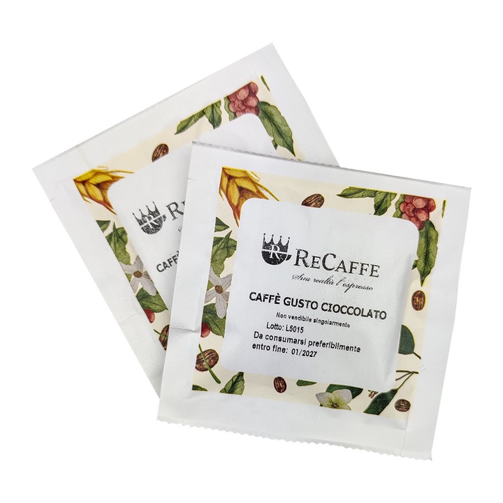 Capsule de cafea ReCaffe, cu aroma de ciocolata, 50 bucati, espresso, Italia, 375g