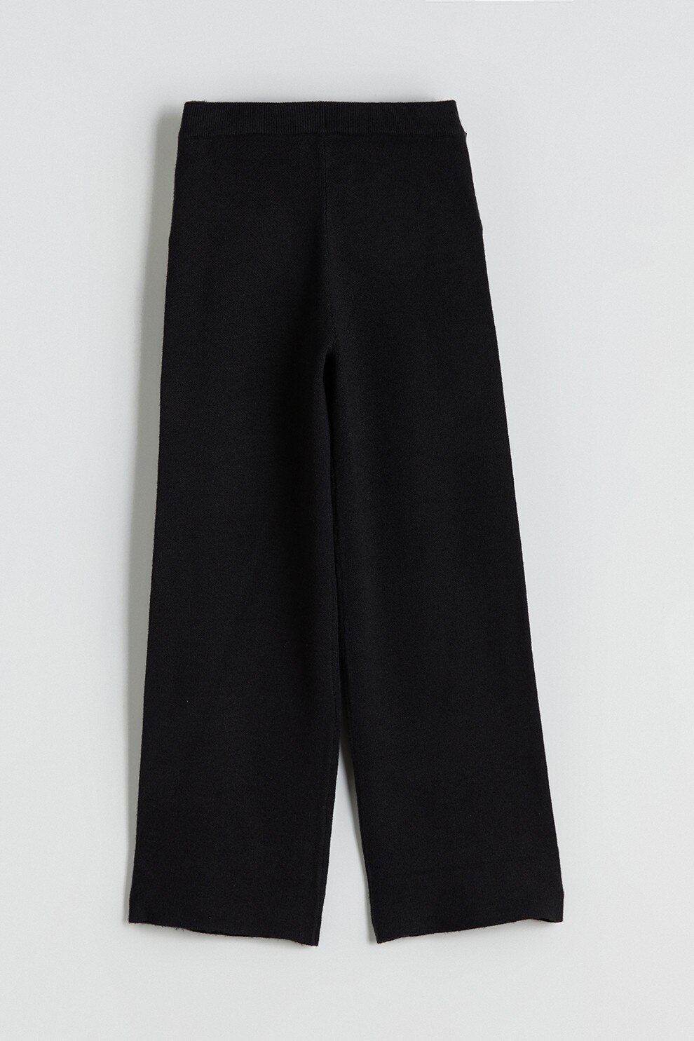 LC WAIKIKI, Pantaloni uni cu croiala ampla, Negru, 140-146 CM