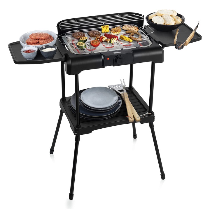 Princess 2 az 1-ben elektromos grill, 2200 W, 44x24,5 cm, összecsukható