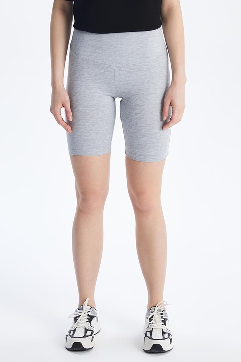 LC WAIKIKI, Colanti scurt cu talie inalta, Gri melange, S