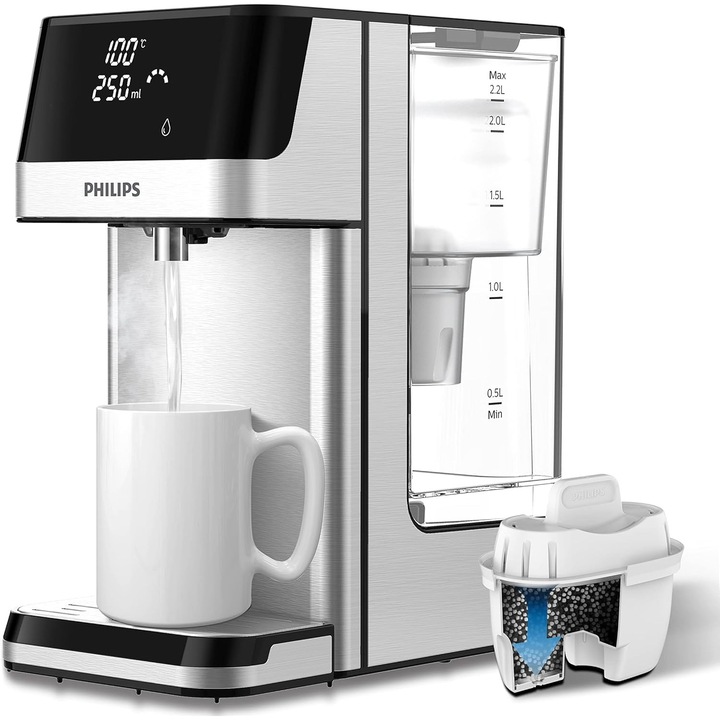 Philips Water Station melegvíz adagoló, 6 hőmérséklet beállítás, 2,2L