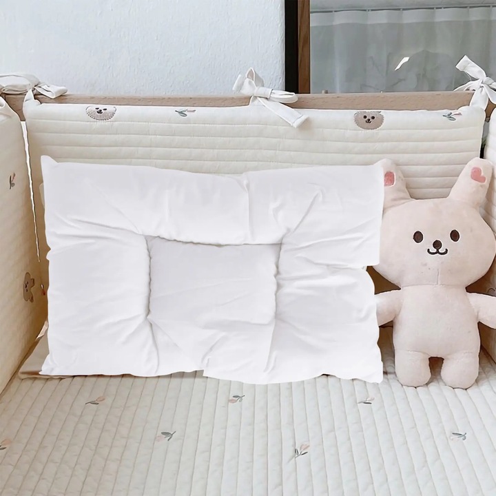 Детска ортопедична възглавница Пи Ен Джи 1962, мека, 40x50cm, 100% памук, силиконов еко пух