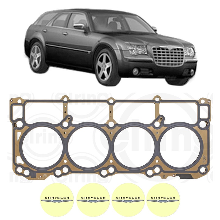 Garnitura chiuloasa CHRYSLER 300C Touring (LX, LE) 5.7 din 2004-2010 KW 250 CP 340 CMC 5654, auto, Elring, 4x Stickere auto cu CHRYSLER
