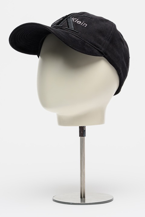 CALVIN KLEIN, Sapca baseball ajustabila cu logo brodat, Negru