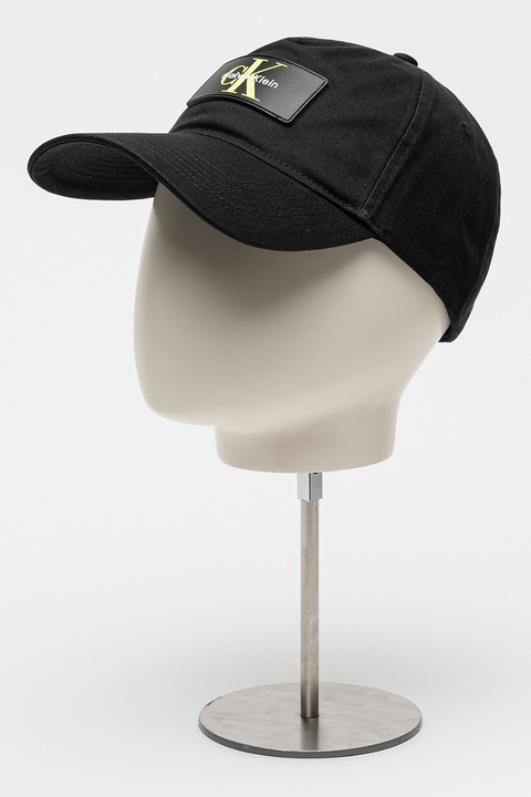 CALVIN KLEIN, Sapca textila cu logo, Negru