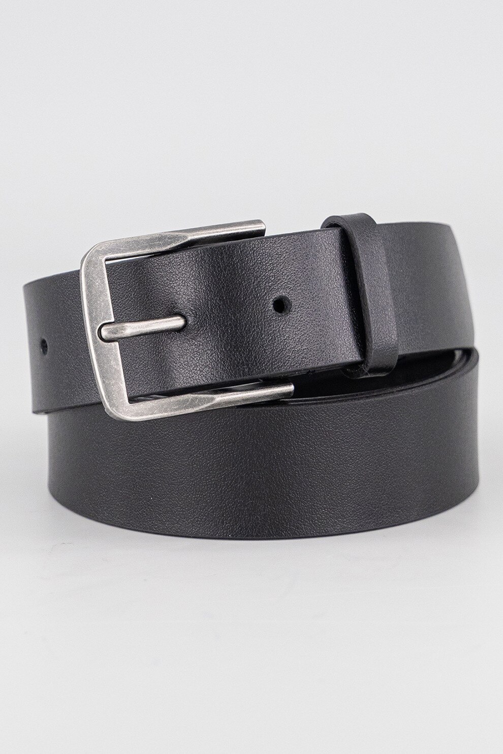 CALVIN KLEIN, Curea cu o catarama metalica, Negru, 100