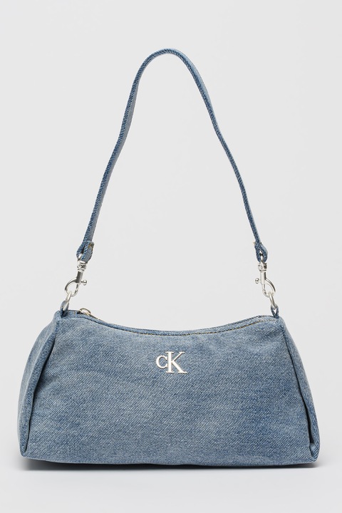 CALVIN KLEIN JEANS, Válltáska levehető pánttal, Melange kék