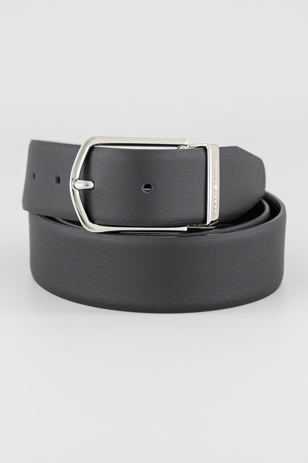 Tommy Hilfiger, Curea uni de piele, Negru, 110