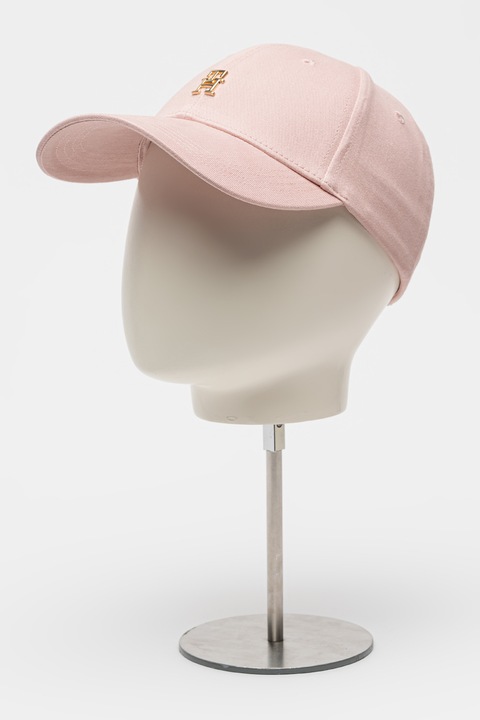 Tommy Hilfiger, Elevated Chic organikuspamut baseballsapka, Világos rózsaszín