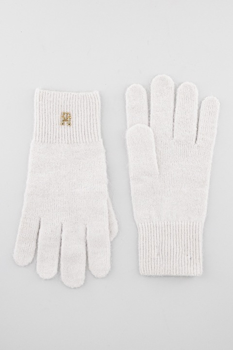 Tommy Hilfiger, Manusi pufoase din amestec de lana, Gri deschis