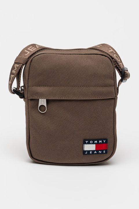 Tommy Jeans, Essential keresztpántos táska logóval, Barna