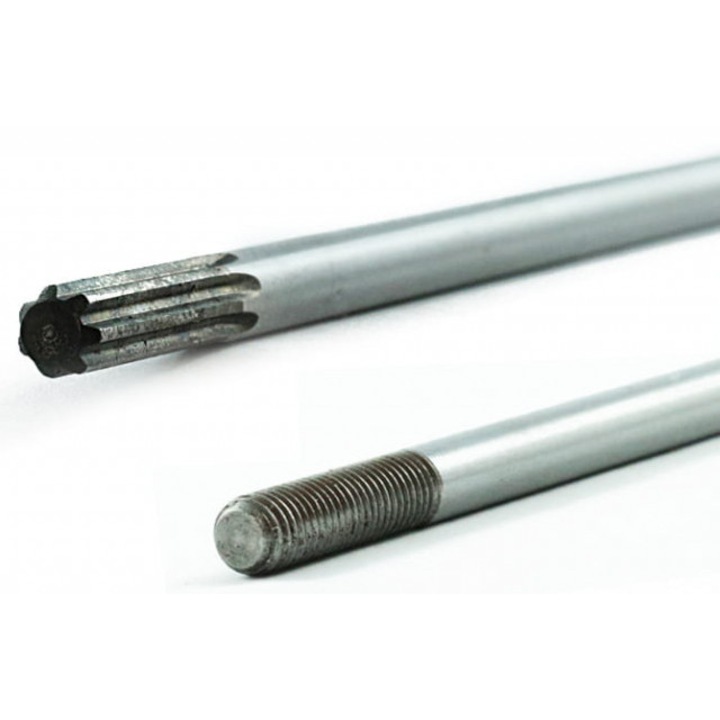 Ax pentru angrenaj motocoasa 9 dinti - surub (Ø8mm, 66cm)