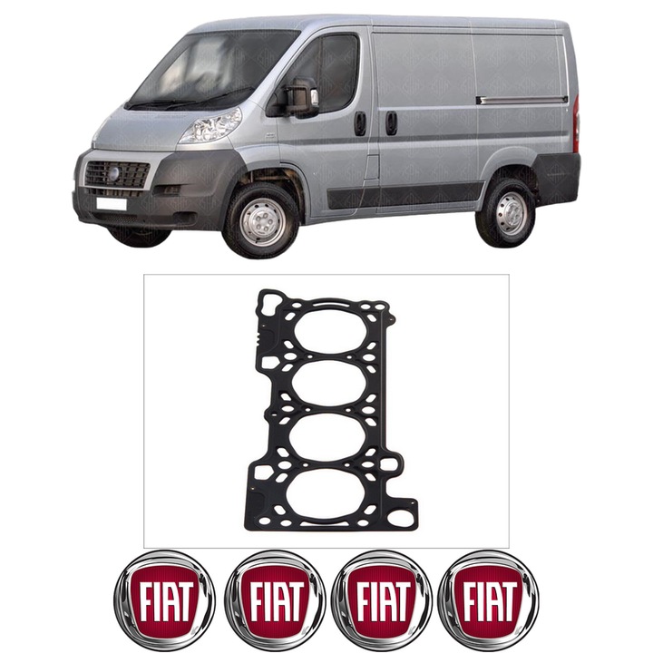 Garnitura chiuloasa FIAT DUCATO Van (250_) 150 Multijet 2, 3 D din 2015 KW 110 CP 150 CMC 2287, auto, Elring, 4x Stickere auto cu FIAT