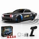 Masina RC Drift 1:43 cu Tractiune Integrala – Masinuta de Curse cu Telecomanda si Control prin Aplicatie, 2,4 GHZ, Efecte Luminoase, Jucarie Interactiva pentru Copii 7+ Ani, Ideala pentru Interior si Exterior, Gri