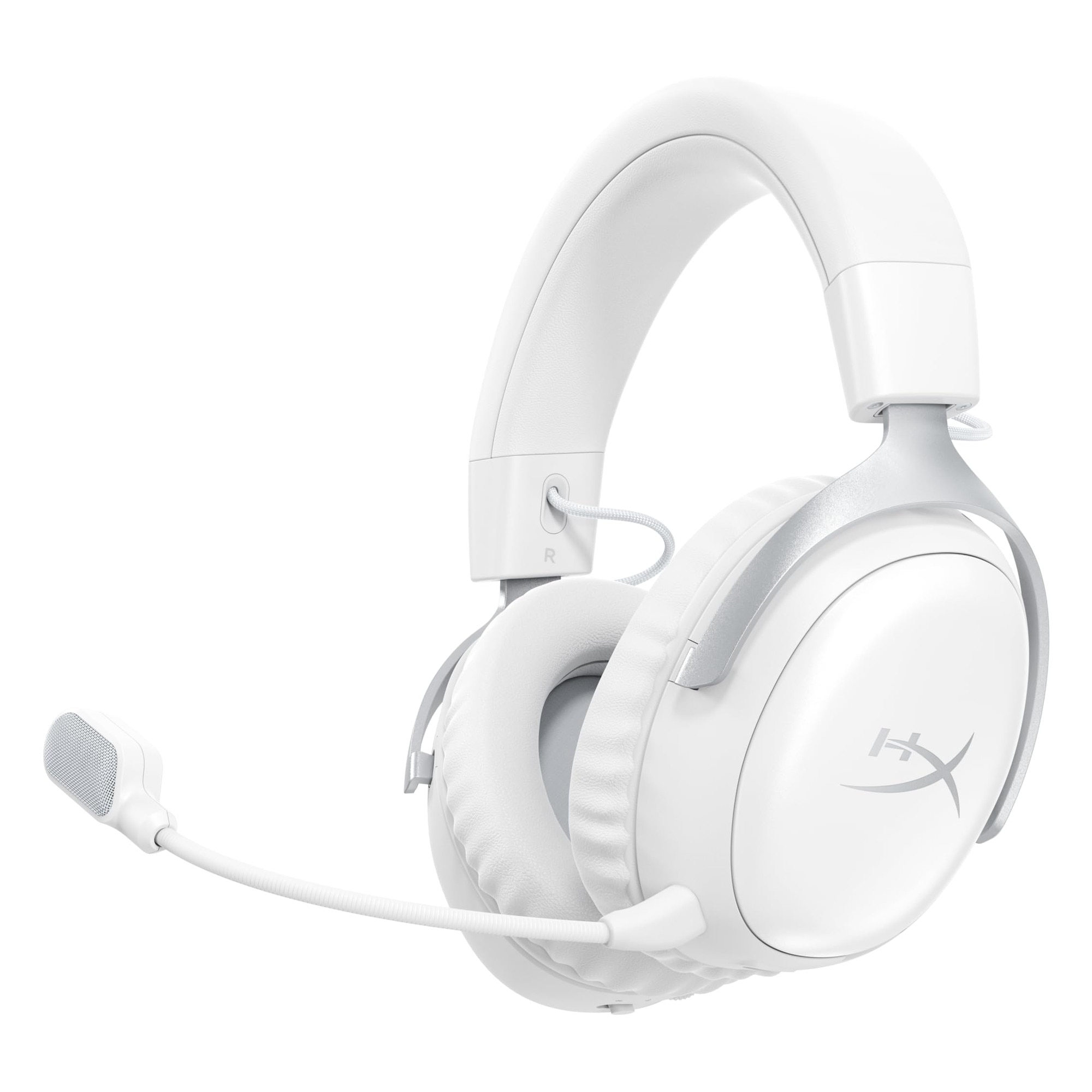 Casti de gaming HyperX Cloud III S, wireless, alb, autonomie 120